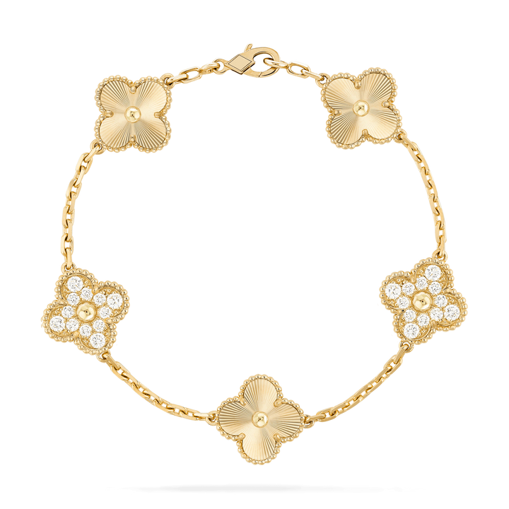 Diamond Clover Bracelet