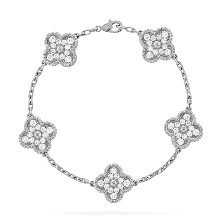 Diamond Clover Bracelet