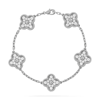 Aimee Diamond Clover Bracelet