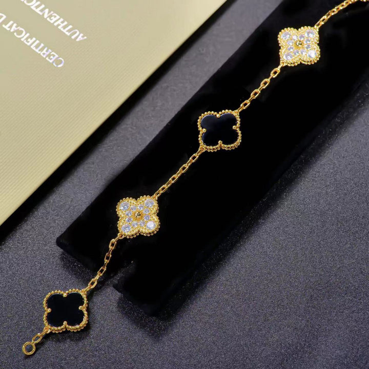 Diamond Clover Bracelet