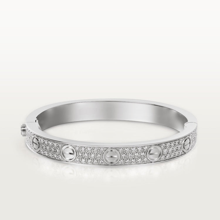 Love Bracelet Diamond Paved