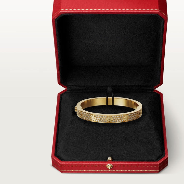Love Bracelet Diamond Paved