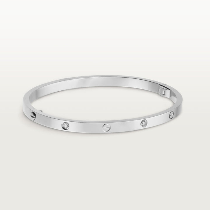 Aimee Thin 4 Diamond Love Bracelet