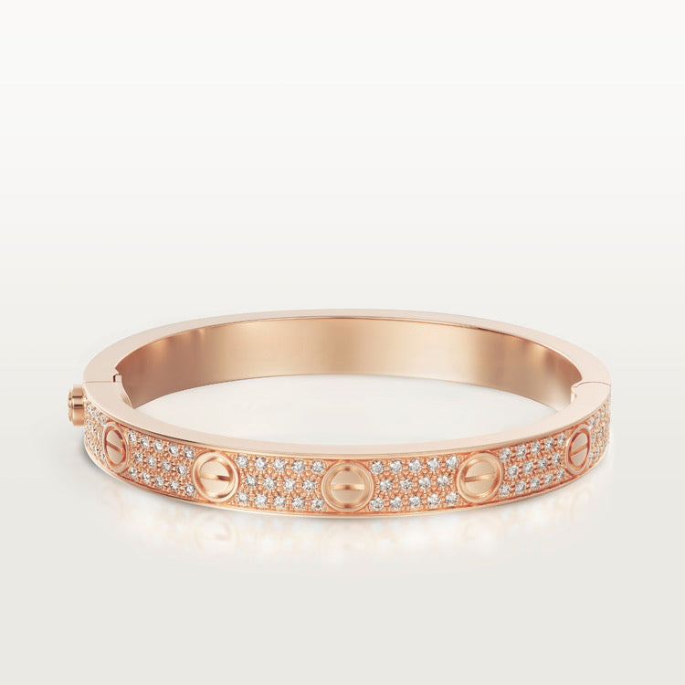 Love Bracelet Diamond Paved