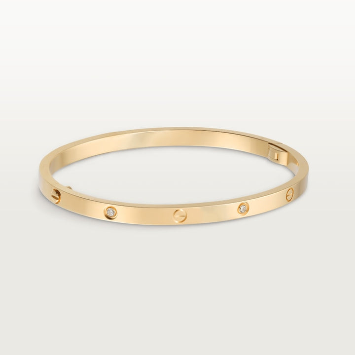 Aimee Thin 4 Diamond Love Bracelet