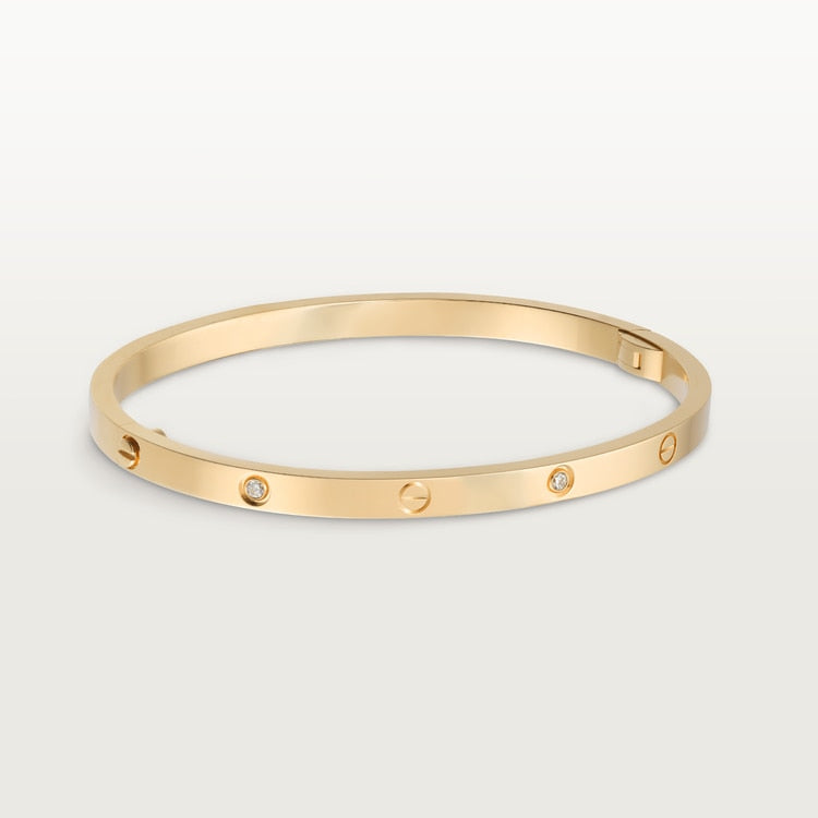 Aimee Thin 4 Diamond Love Bracelet