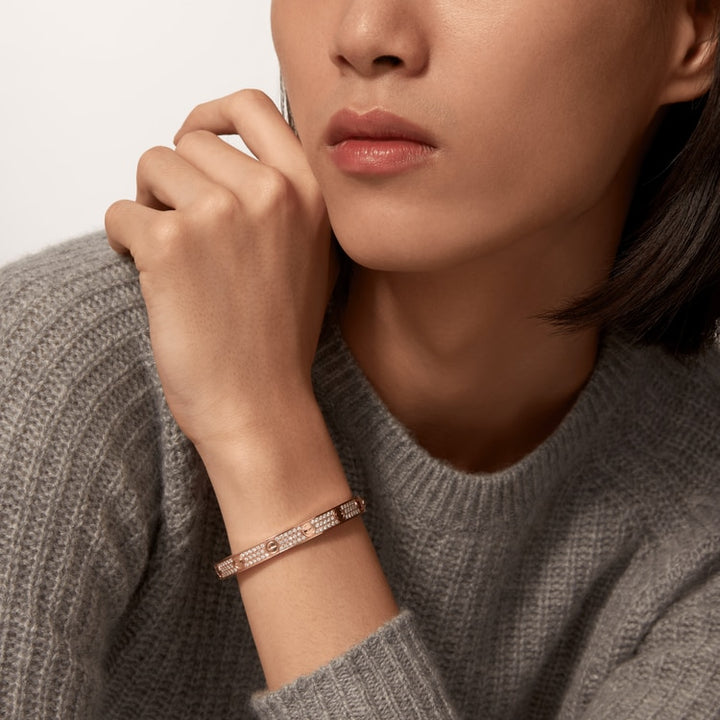 Love Bracelet Diamond Paved