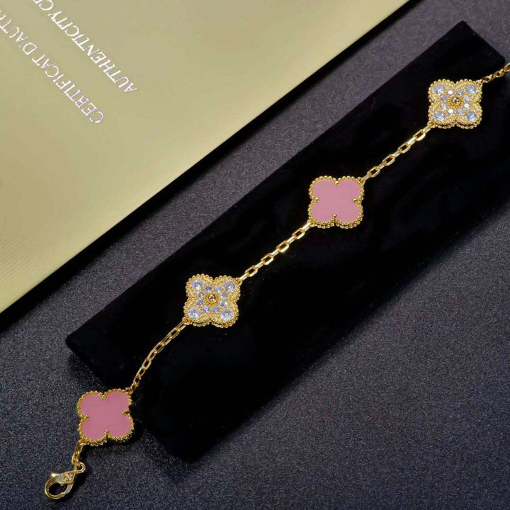 Diamond Clover Bracelet